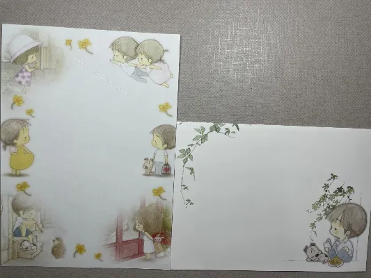 Papel de carta da Amy & Tim 139