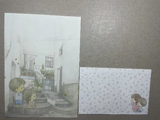 Papel de carta da Amy & Tim 141