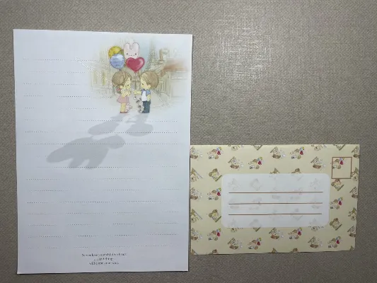 Papel de carta da Amy & Tim 145