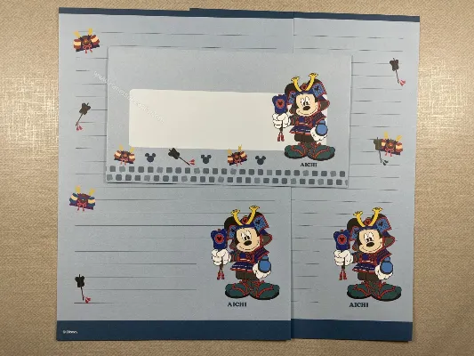 Conjunto de papel de carta do Mickey 56