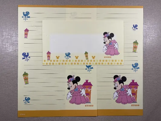 Conjunto de papel de carta da Minnie 90