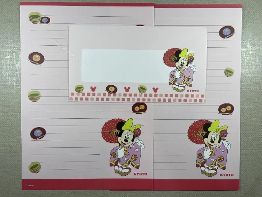 Conjunto de papel de carta da Minnie 91