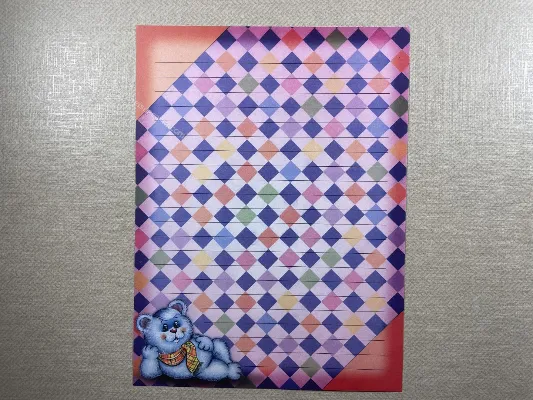 Papel de carta antigo - Bichinhos - 3741