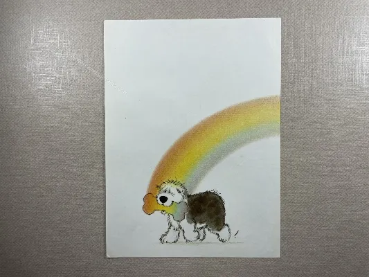 Papel de carta antigo - Bichinhos - 3743