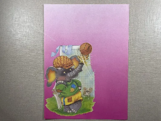 Papel de carta antigo - Bichinhos - 3745