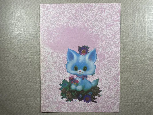 Papel de carta antigo - Bichinhos - 3757