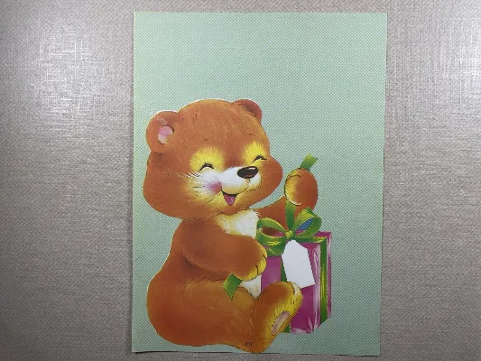 Papel de carta antigo - Bichinhos - 3762