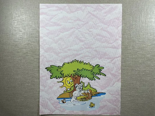Papel de carta antigo - Bichinhos - 3771