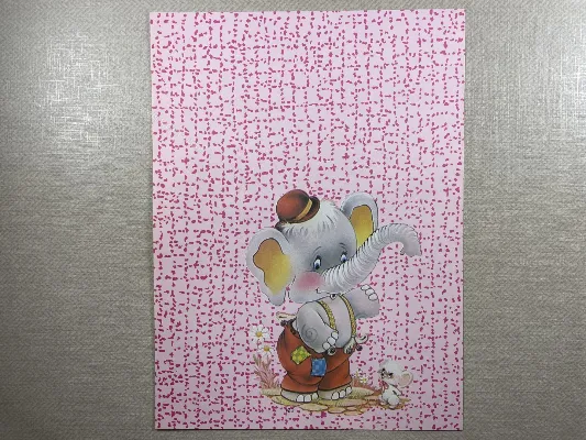 Papel de carta antigo - Bichinhos - 3773