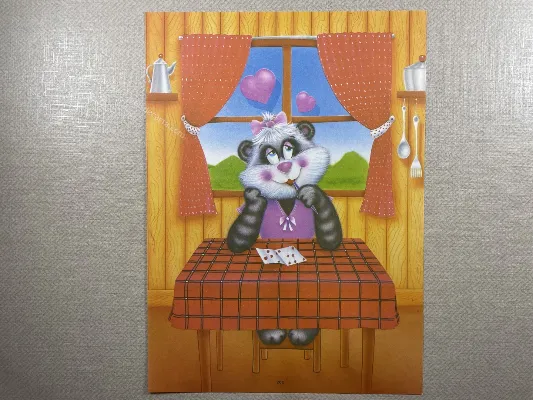 Papel de carta antigo - Bichinhos - 3792