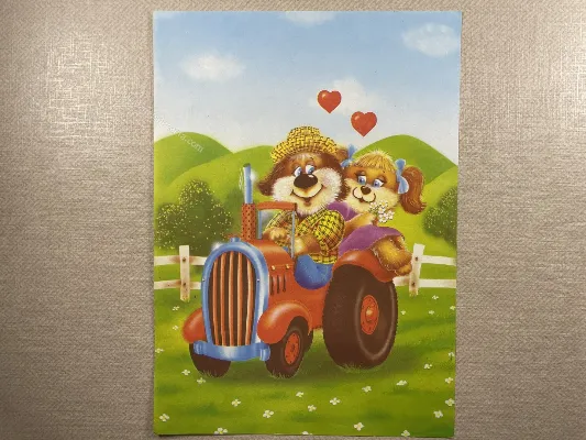 Papel de carta antigo - Bichinhos - 3799