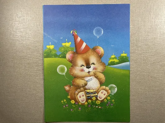 Papel de carta antigo - Bichinhos - 3803