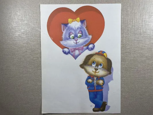 Papel de carta antigo - Bichinhos - 3805