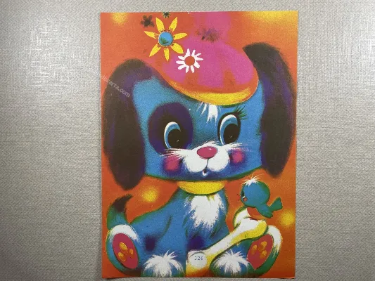 Papel de carta antigo - Bichinhos - 3806