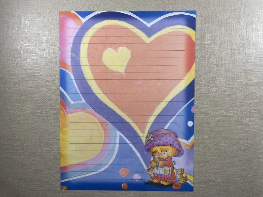 Papel de carta antigo - Bichinhos - 3825