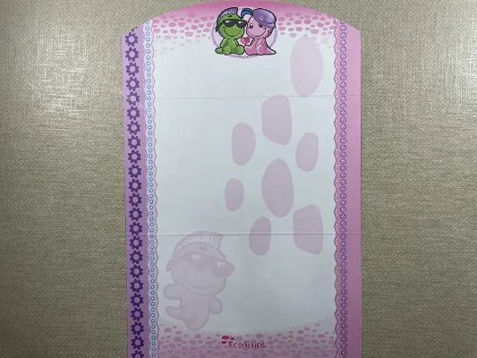 Papel de carta antigo - Bichinhos - 3836