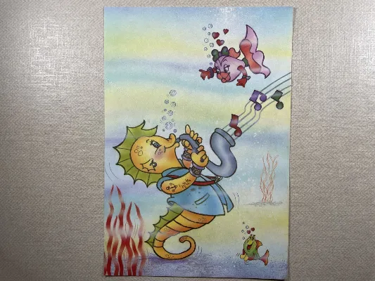 Papel de carta antigo - Bichinhos - 3861