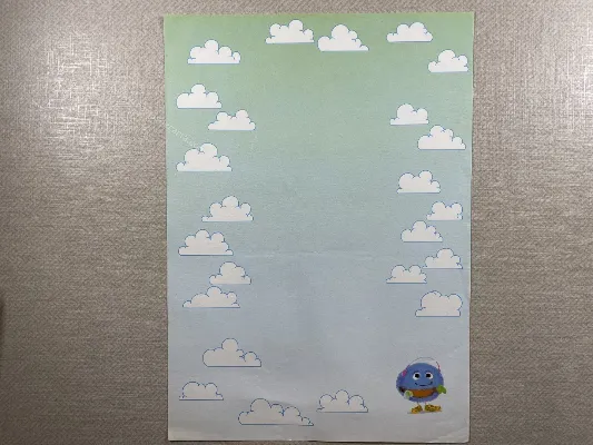 Papel de carta antigo - Bichinhos - 3871