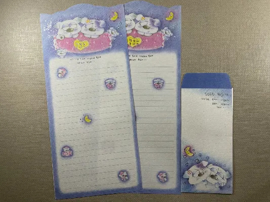 Conjunto de papel de carta importado - 137