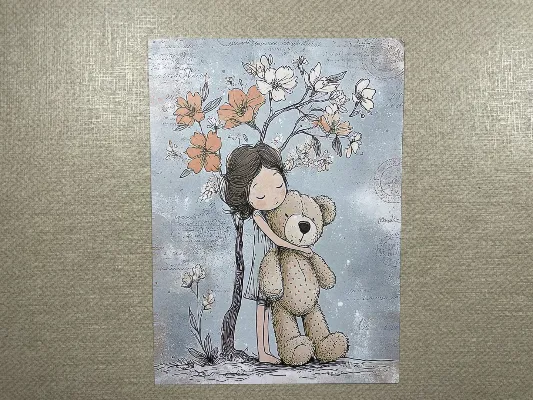 Papel de carta pequeno Japonês - 07