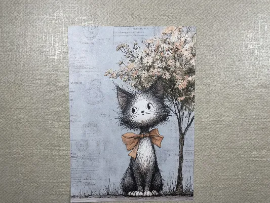 Papel de carta pequeno Japonês - 12