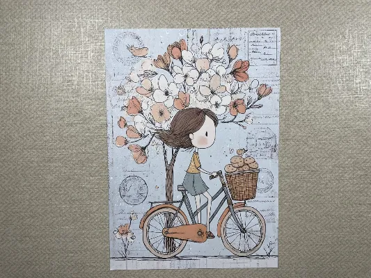 Papel de carta pequeno Japonês - 13