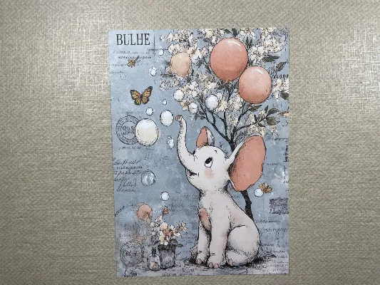 Papel de carta pequeno Japonês - 14