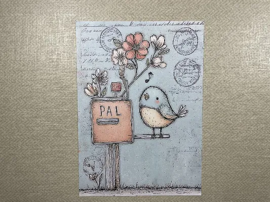 Papel de carta pequeno Japonês - 15