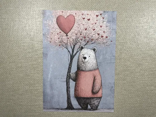 Papel de carta pequeno Japonês - 16