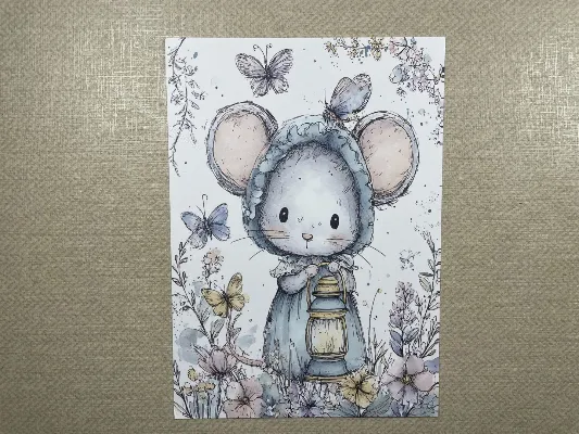Papel de carta pequeno Japonês - 25