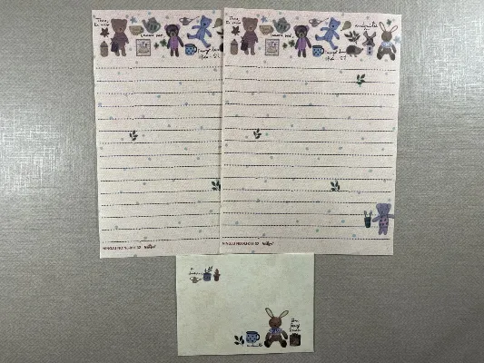 Conjunto de papel de carta Ninge 24