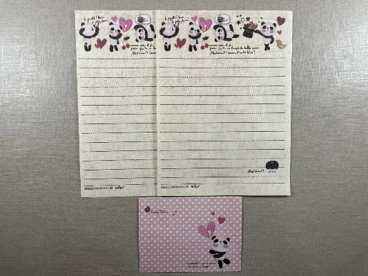 Conjunto de papel de carta Ninge 26