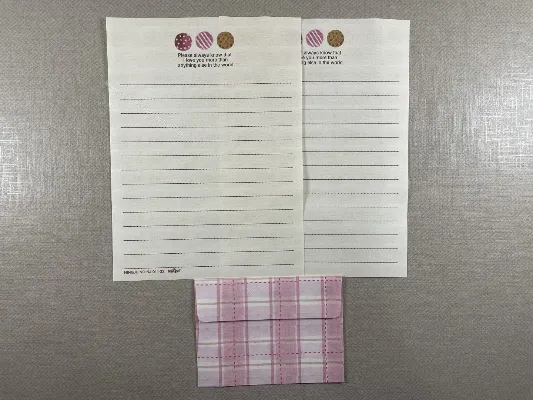 Conjunto de papel de carta Ninge 28