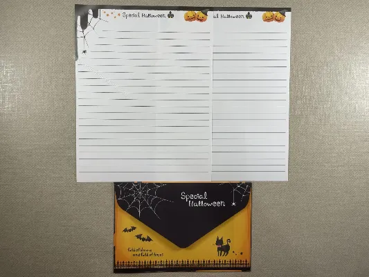 Conjunto de papel de carta - Halloween - 148