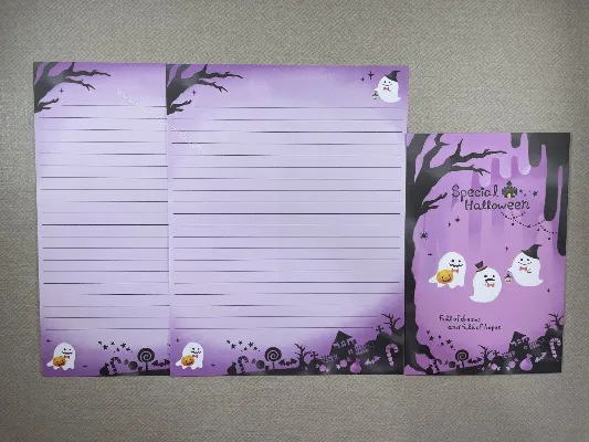 Conjunto de papel de carta - Halloween - 149