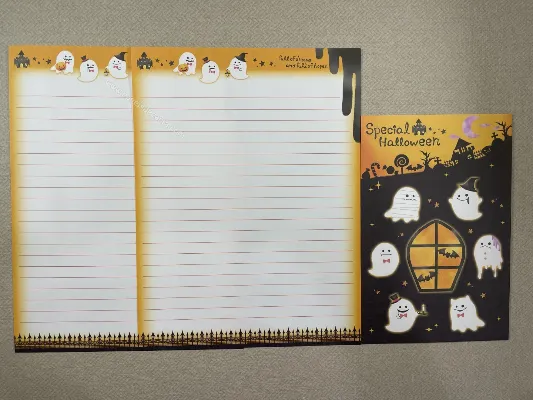 Conjunto de papel de carta - Halloween - 150