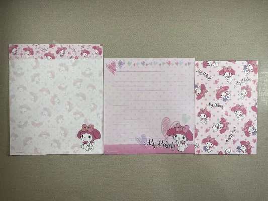 Conjunto de papel de carta da My Melody - 382