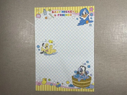 Papel de carta médio Disney Baby - 07