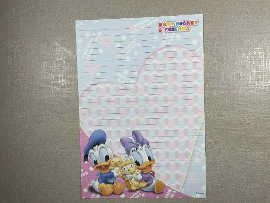 Papel de carta médio Disney Baby - 14