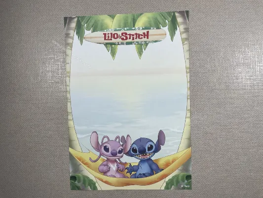 Papel de carta médio do Stitch 55