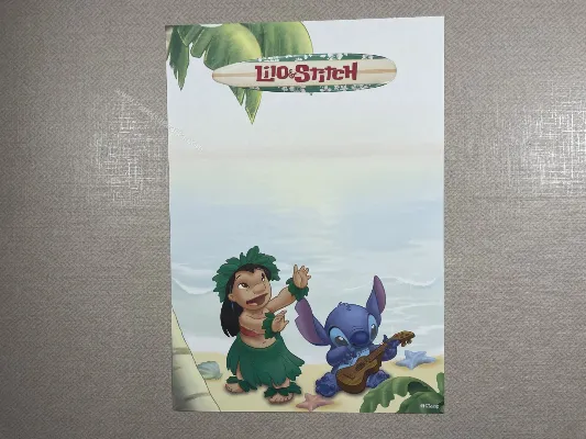 Papel de carta médio do Stitch 56