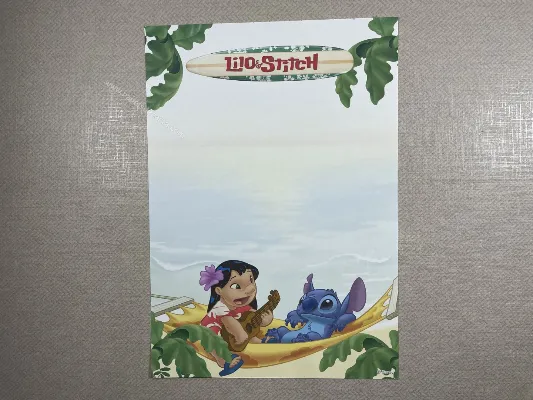 Papel de carta médio do Stitch 57