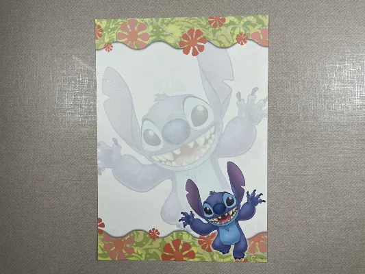 Papel de carta médio do Stitch 62