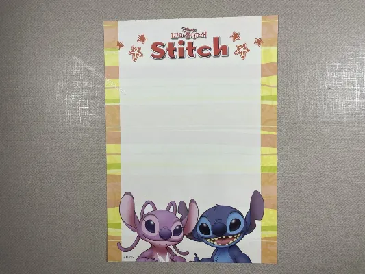 Papel de carta médio do Stitch 66