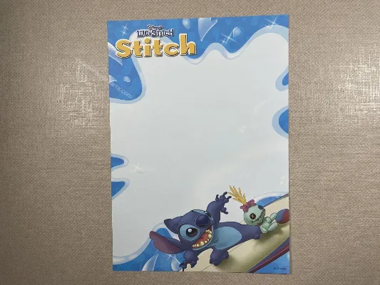 Papel de carta médio do Stitch 67