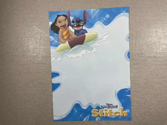 Papel de carta médio do Stitch 68