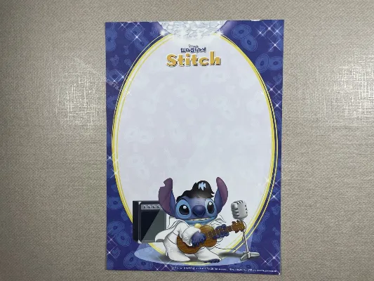 Papel de carta médio do Stitch 69
