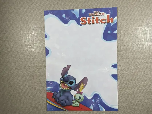 Papel de carta médio do Stitch 70