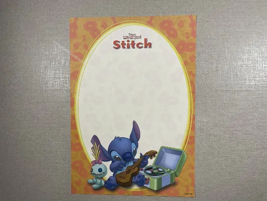 Papel de carta médio do Stitch 71