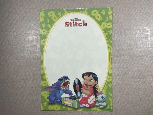 Papel de carta médio do Stitch 72